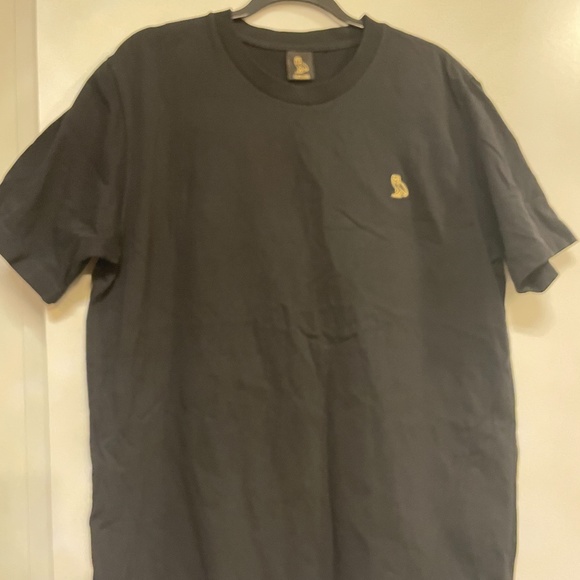 OVO - October’s Very Own Black Shortsleeved Shirt Gold Owl SIZE Extra Large - Picture 1 of 6